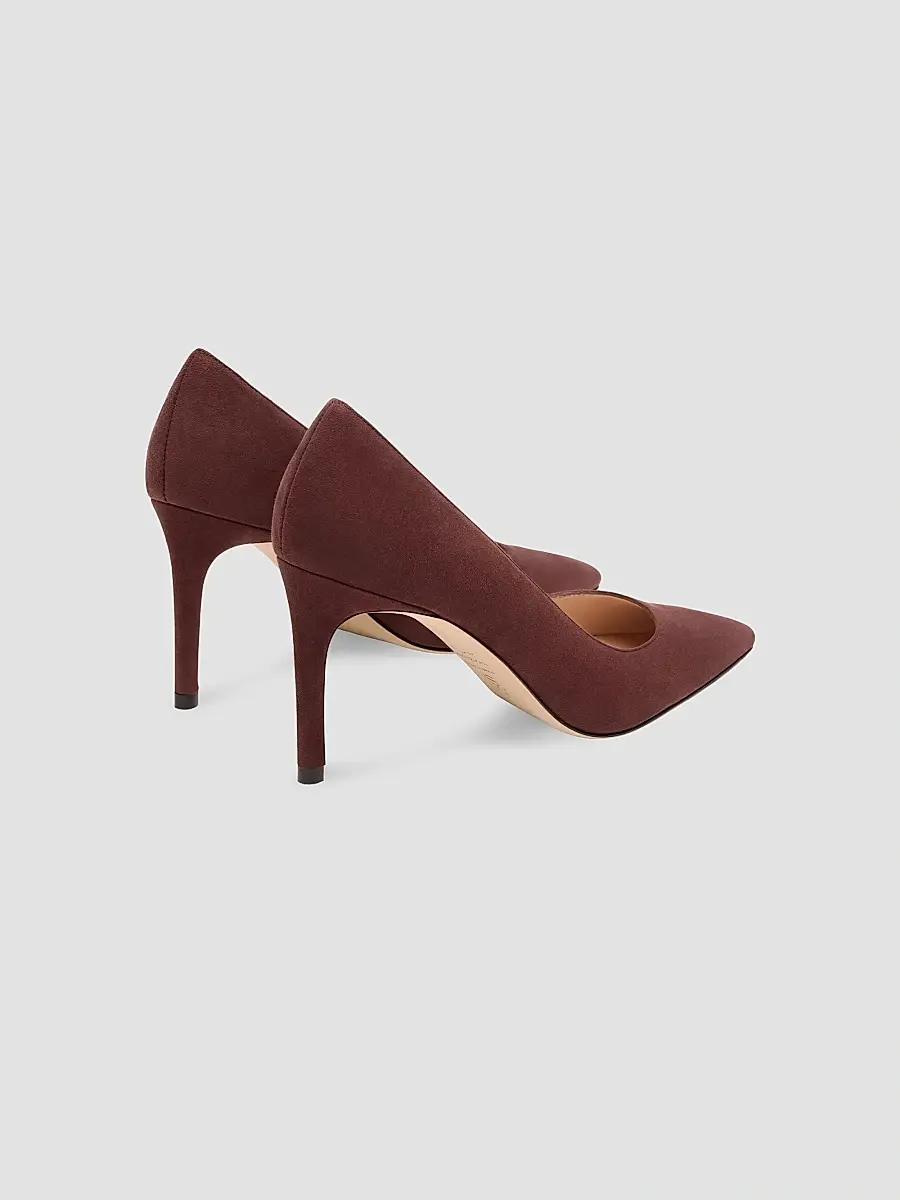 Stuart Weitzman Women's Stuart Power 85 85MM Suede Pumps | Thumbnail 3 Stuart Weitzman Women's Stuart Power 85 85MM Suede Pumps | Thumbnail 3