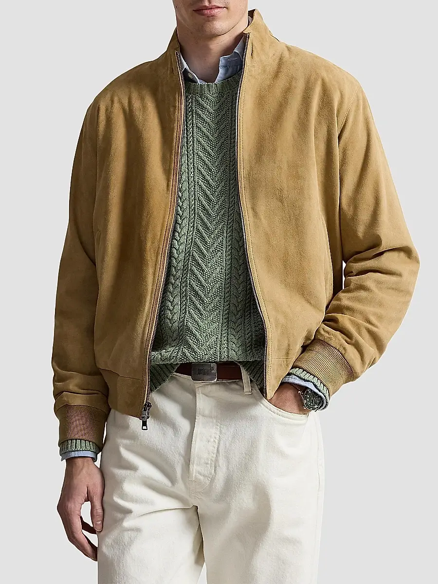 Polo Ralph Lauren Men's Classic Suede Jacket | Thumbnail 4 Polo Ralph Lauren Men's Classic Suede Jacket | Thumbnail 4