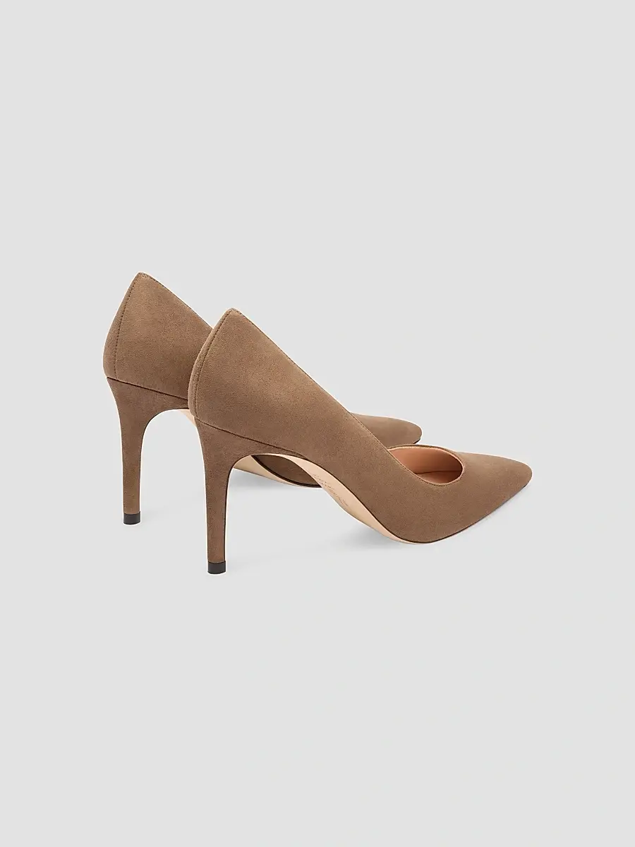 Stuart Weitzman Women's Stuart Power 85 85MM Suede Pumps | Thumbnail 3 Stuart Weitzman Women's Stuart Power 85 85MM Suede Pumps | Thumbnail 3
