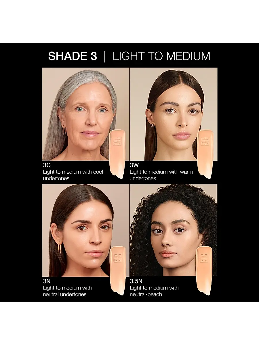 Givenchy Women's Prisme Libre Skin Caring Glow Foundation 24H Hydration | Thumbnail 9 Givenchy Women's Prisme Libre Skin Caring Glow Foundation 24H Hydration | Thumbnail 9