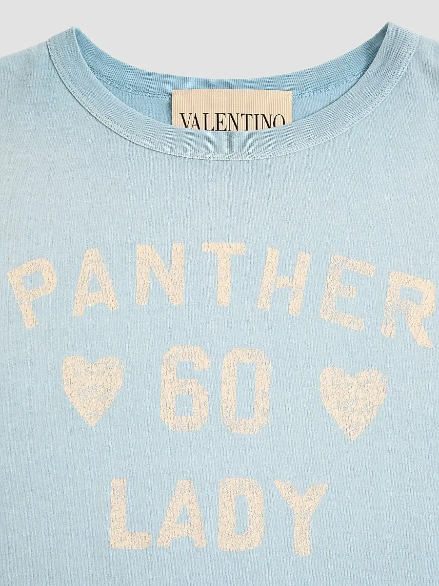 Valentino Women's Printed Cotton T-Shirt | Thumbnail 7 Valentino Women's Printed Cotton T-Shirt | Thumbnail 7