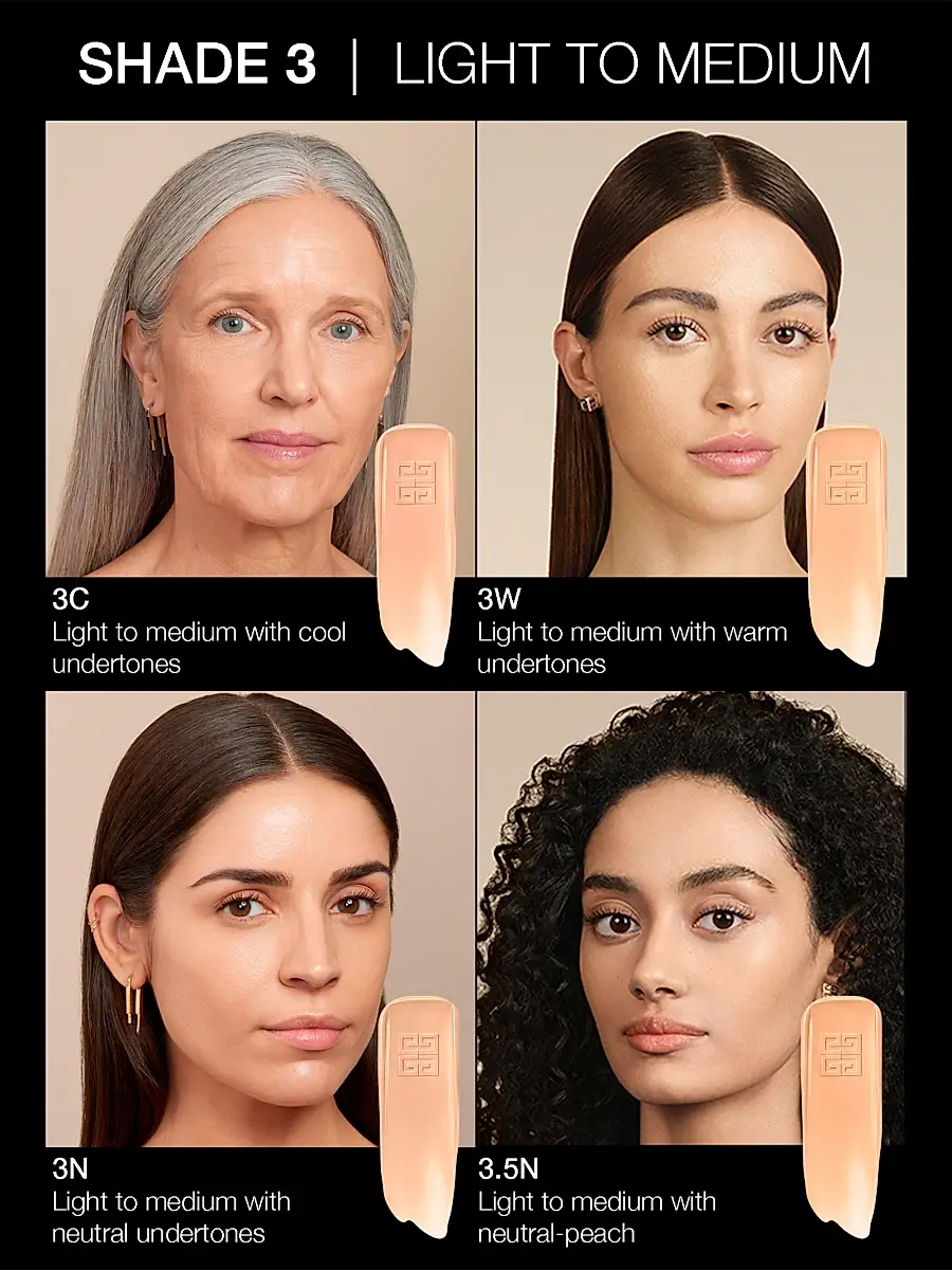 Givenchy Women's Prisme Libre Skin Caring Glow Foundation 24H Hydration | Thumbnail 9 Givenchy Women's Prisme Libre Skin Caring Glow Foundation 24H Hydration | Thumbnail 9