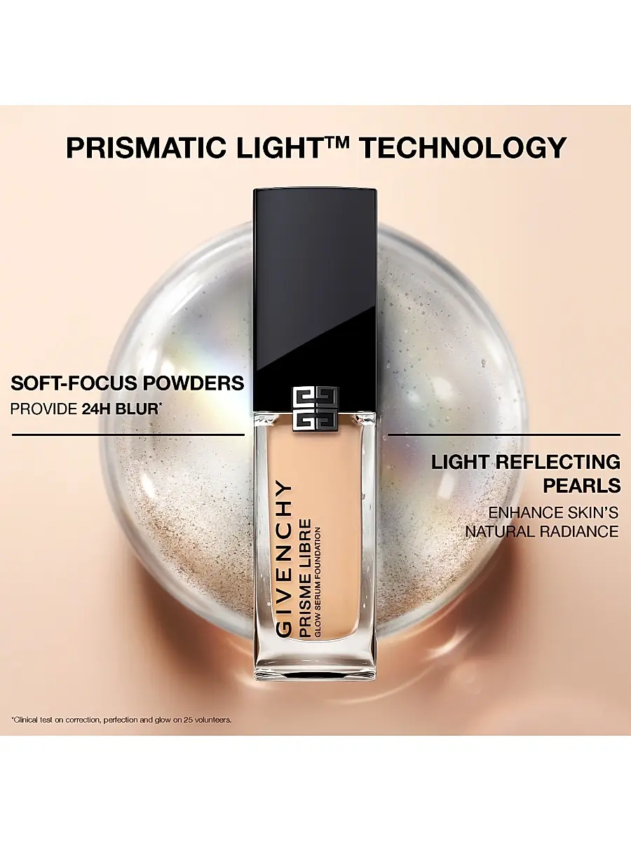 Givenchy Women's Prisme Libre Skin Caring Glow Foundation 24H Hydration | Thumbnail 8 Givenchy Women's Prisme Libre Skin Caring Glow Foundation 24H Hydration | Thumbnail 8