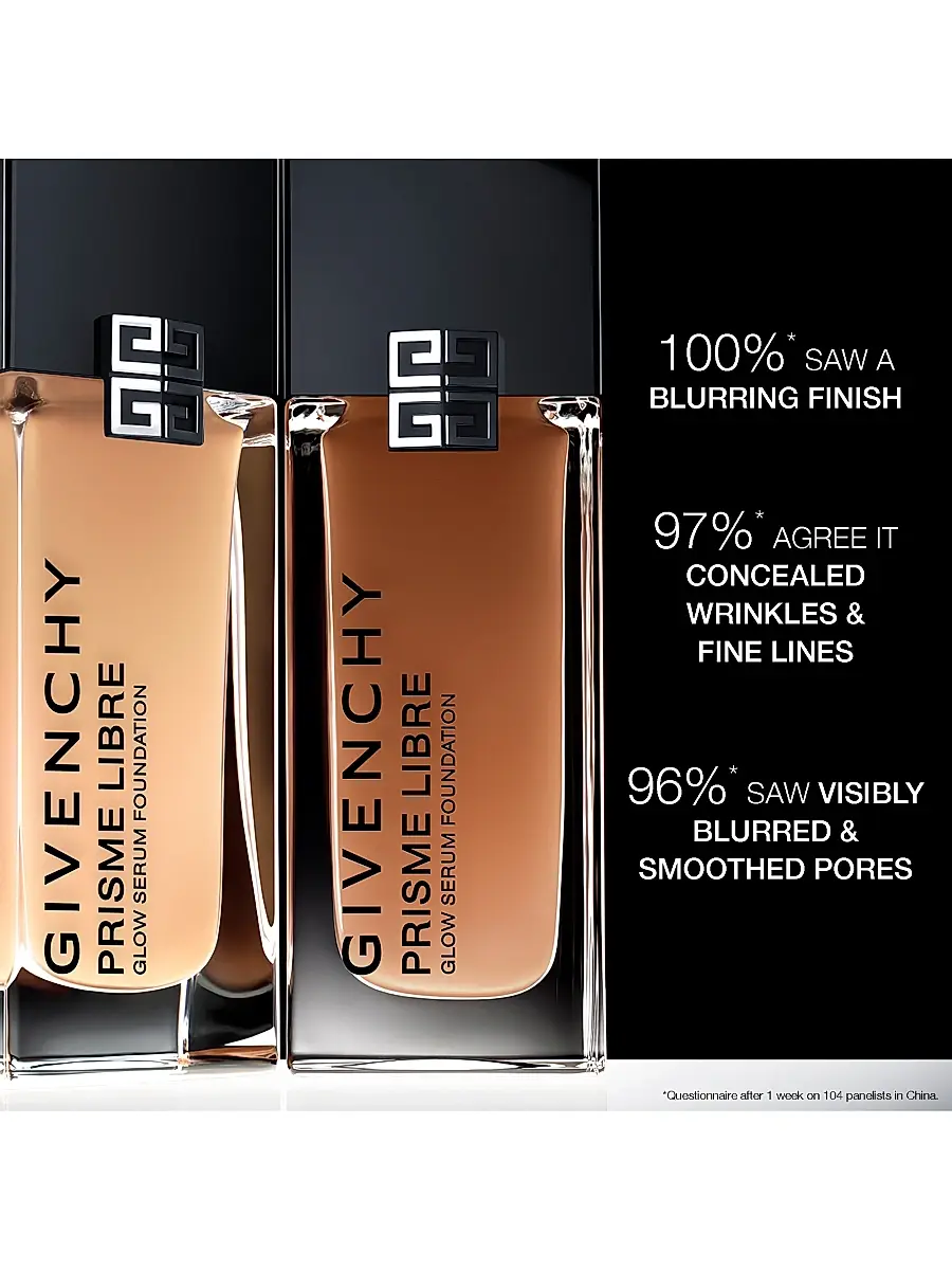 Givenchy Women's Prisme Libre Skin Caring Glow Foundation 24H Hydration | Thumbnail 4 Givenchy Women's Prisme Libre Skin Caring Glow Foundation 24H Hydration | Thumbnail 4