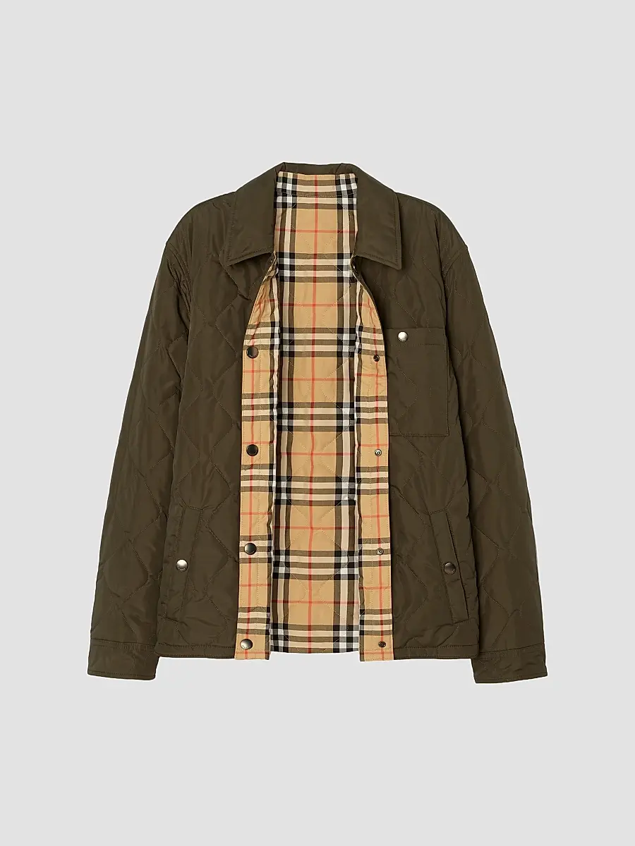 Burberry Men's Brighton Reversible Quilted Overshirt | Thumbnail 2 Burberry Men's Brighton Reversible Quilted Overshirt | Thumbnail 2