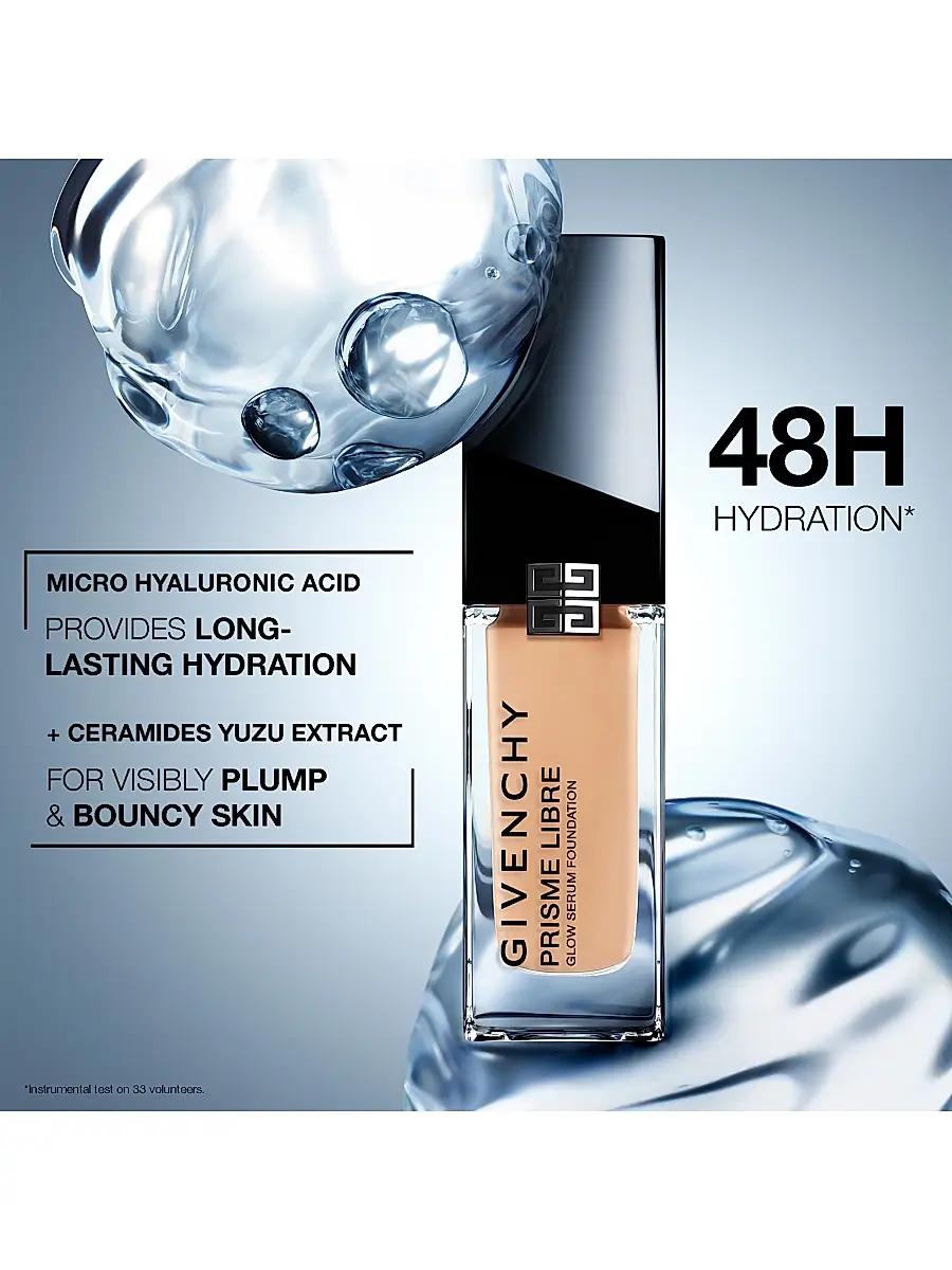 Givenchy Women's Prisme Libre Skin Caring Glow Foundation 24H Hydration | Thumbnail 5 Givenchy Women's Prisme Libre Skin Caring Glow Foundation 24H Hydration | Thumbnail 5