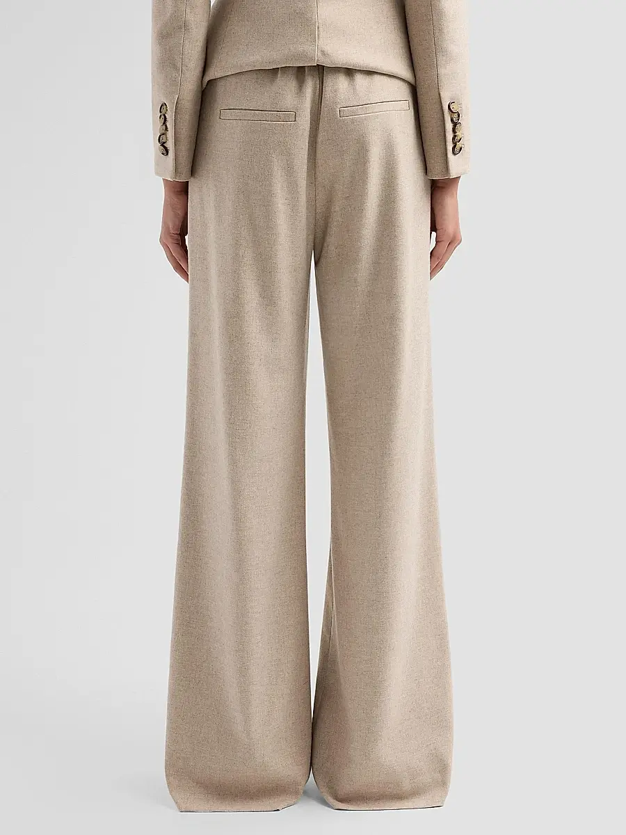 Veronica Beard Women's Holt Stretch-Cotton Wide-Leg Pants | Thumbnail 3 Veronica Beard Women's Holt Stretch-Cotton Wide-Leg Pants | Thumbnail 3