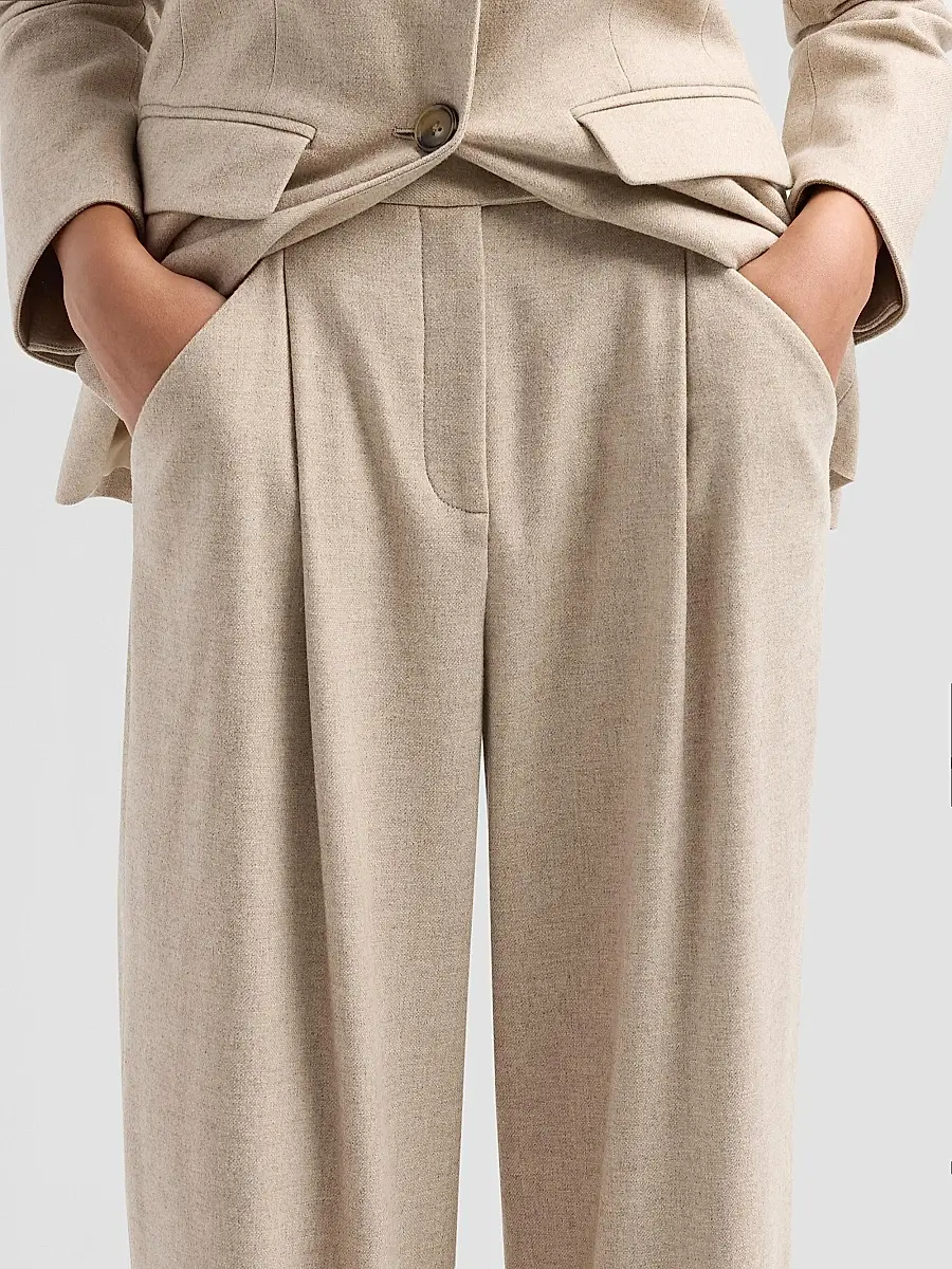 Veronica Beard Women's Holt Stretch-Cotton Wide-Leg Pants | Thumbnail 5 Veronica Beard Women's Holt Stretch-Cotton Wide-Leg Pants | Thumbnail 5