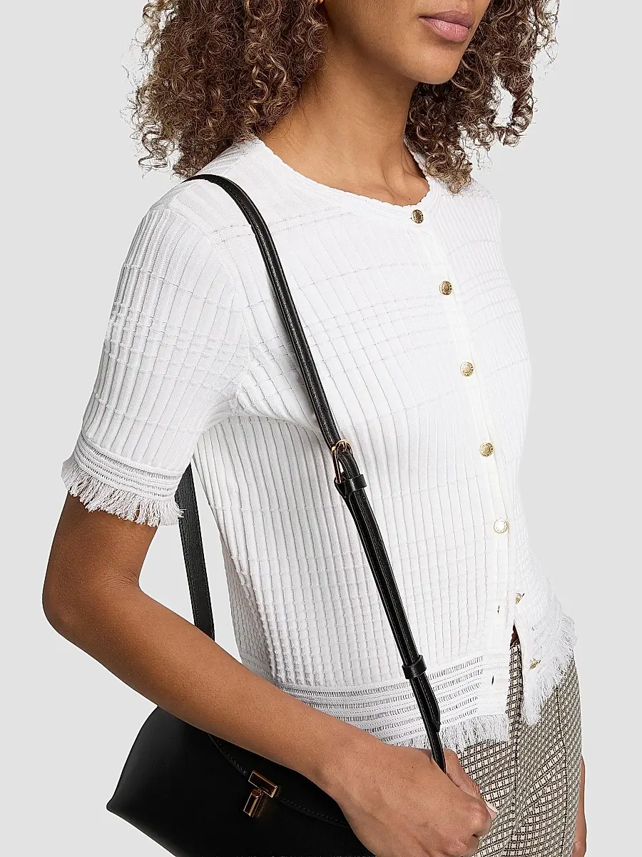 rag & bone Women's Ayan Fringe-Trim Rib-Knit Cardigan | Thumbnail 6 rag & bone Women's Ayan Fringe-Trim Rib-Knit Cardigan | Thumbnail 6