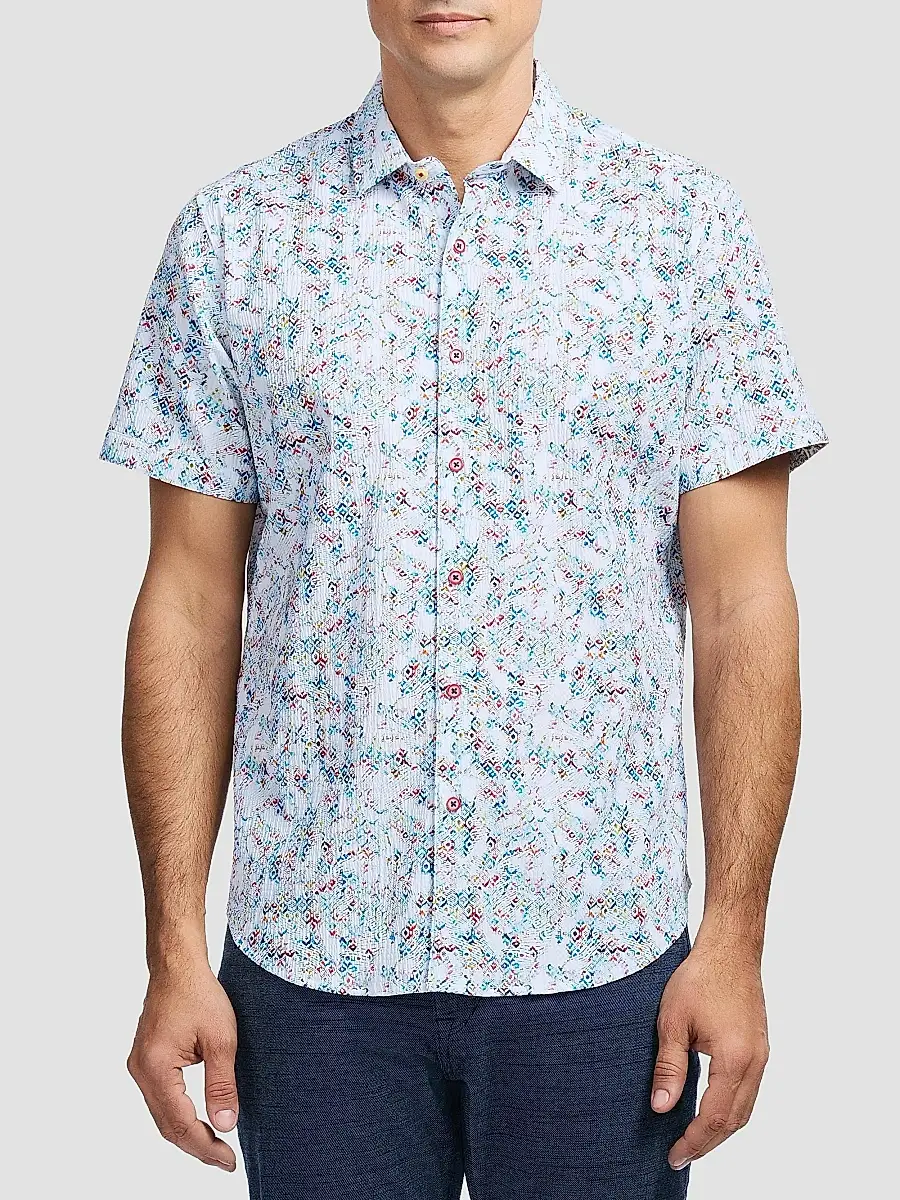 Robert Graham Men's Elgar Printed Button-Front Shirt | Thumbnail 3 Robert Graham Men's Elgar Printed Button-Front Shirt | Thumbnail 3