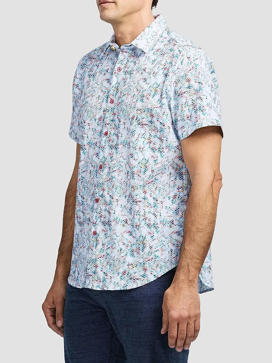Robert Graham Men's Elgar Printed Button-Front Shirt | Thumbnail 4 Robert Graham Men's Elgar Printed Button-Front Shirt | Thumbnail 4
