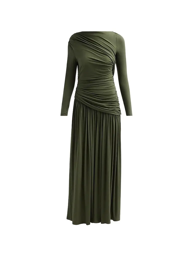 ACLER Women's Femme Fatale Stamford Draped Maxi Dress