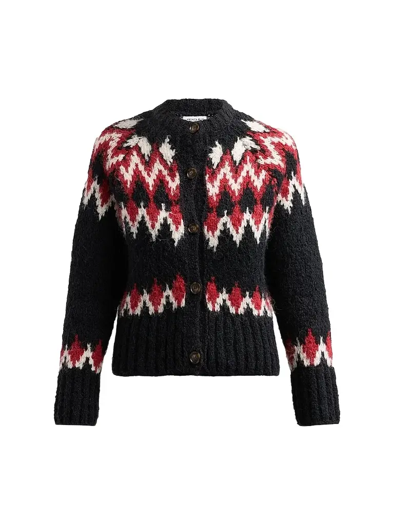 Women's Christina Fair Isle-Inspired Cardigan Women's Christina Fair Isle-Inspired Cardigan