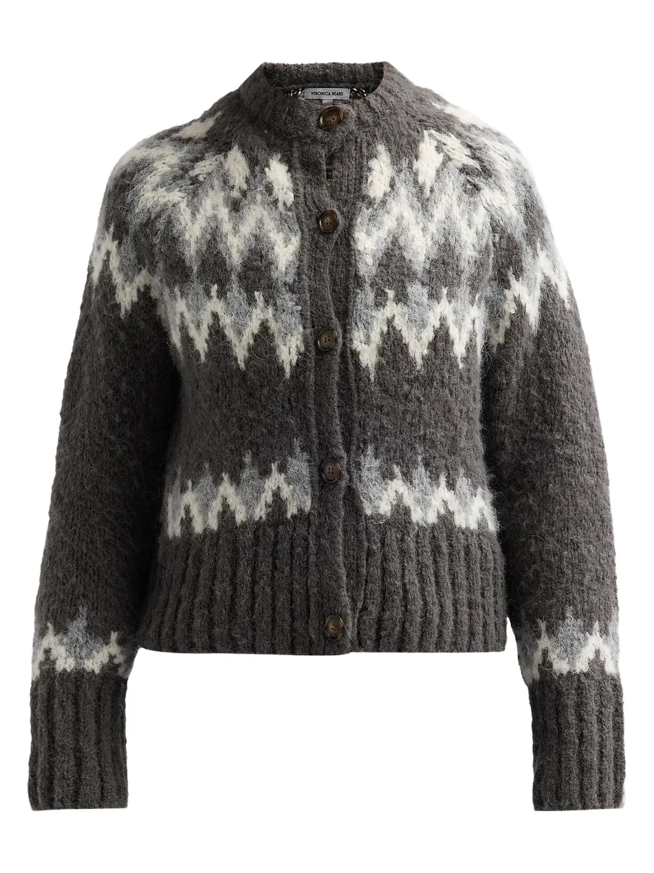 Women's Christina Fair Isle-Inspired Cardigan