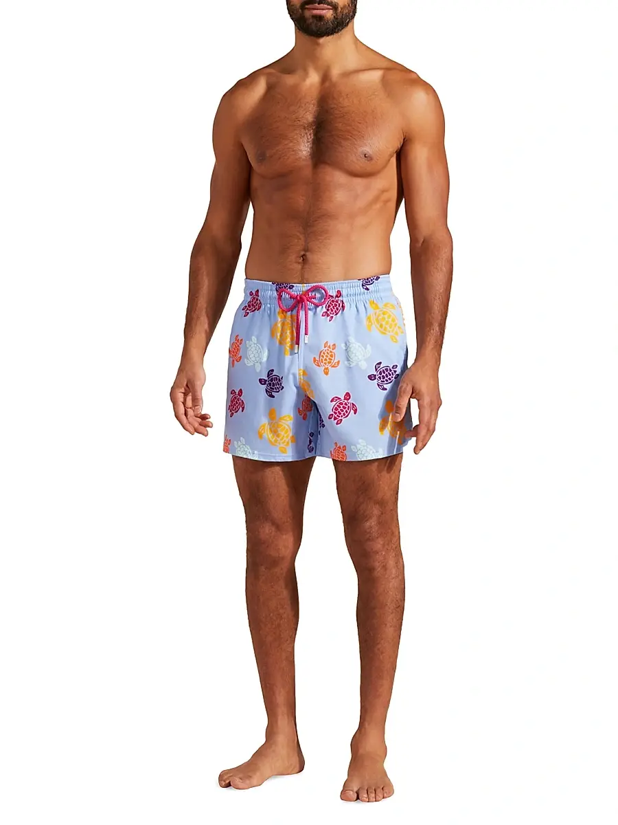 Vilebrequin Men's Multicolor Tortoise Swim Trunks | Thumbnail 2