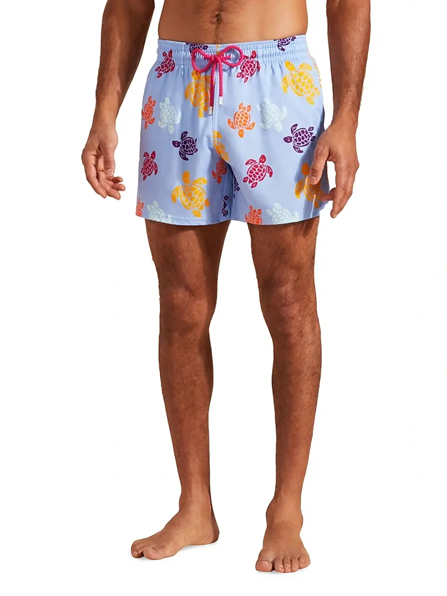Vilebrequin Men's Multicolor Tortoise Swim Trunks | Thumbnail 4