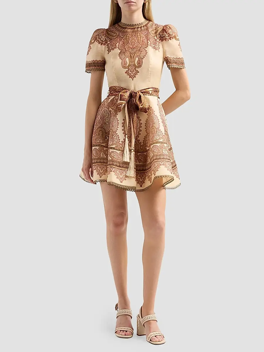 Zimmermann Women's Ascent Picnic Mini Dress | Thumbnail 2