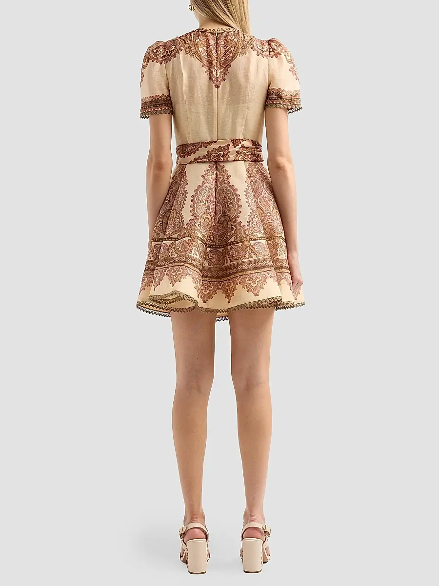Zimmermann Women's Ascent Picnic Mini Dress | Thumbnail 3