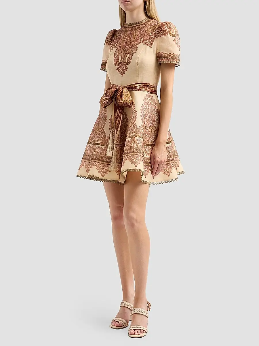 Zimmermann Women's Ascent Picnic Mini Dress | Thumbnail 4