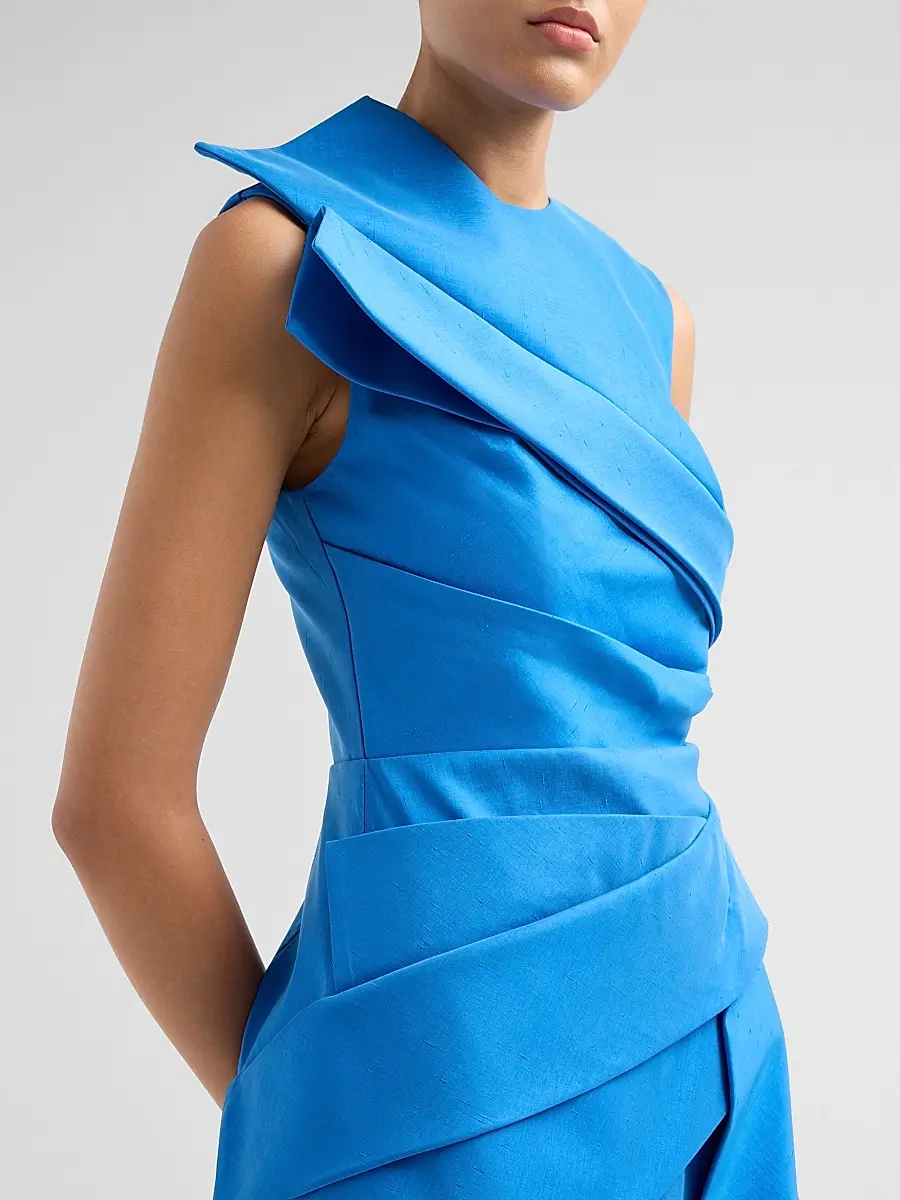 ACLER Women's Kenley Gathered Sleeveless Minidress | Thumbnail 5