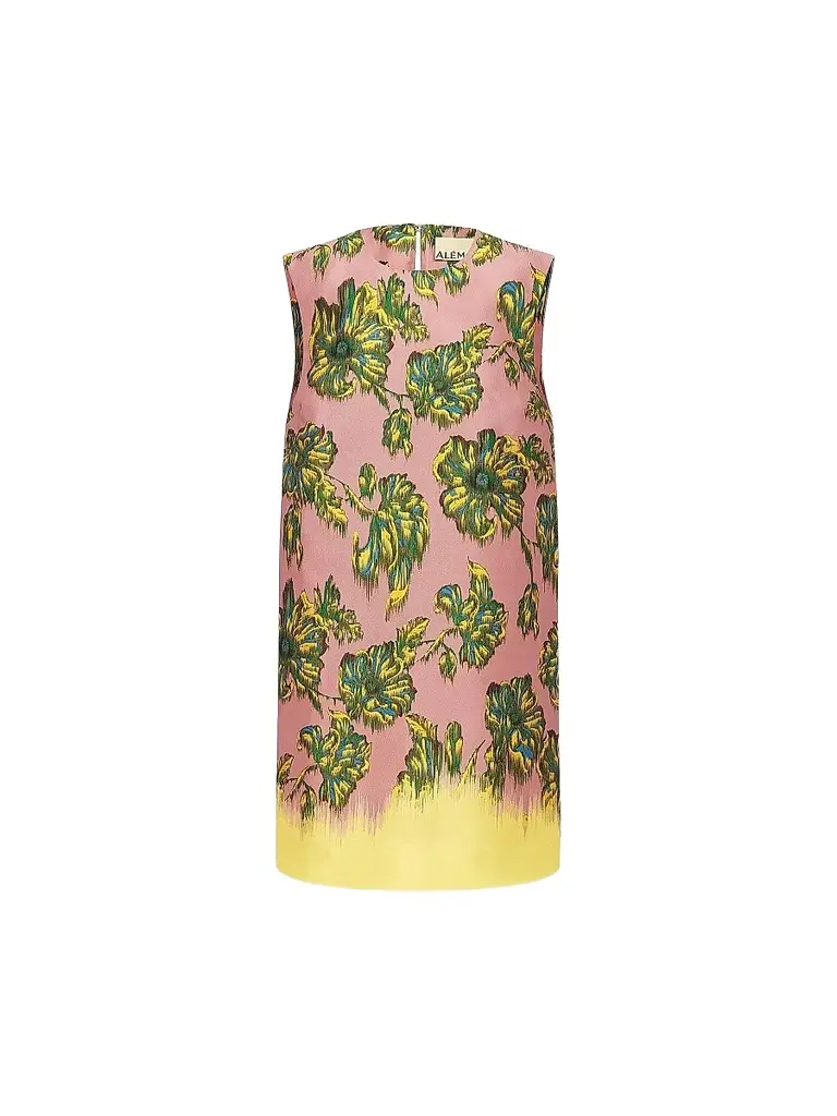 ALÉMAIS Women's Faye Floral Satin Mini Dress