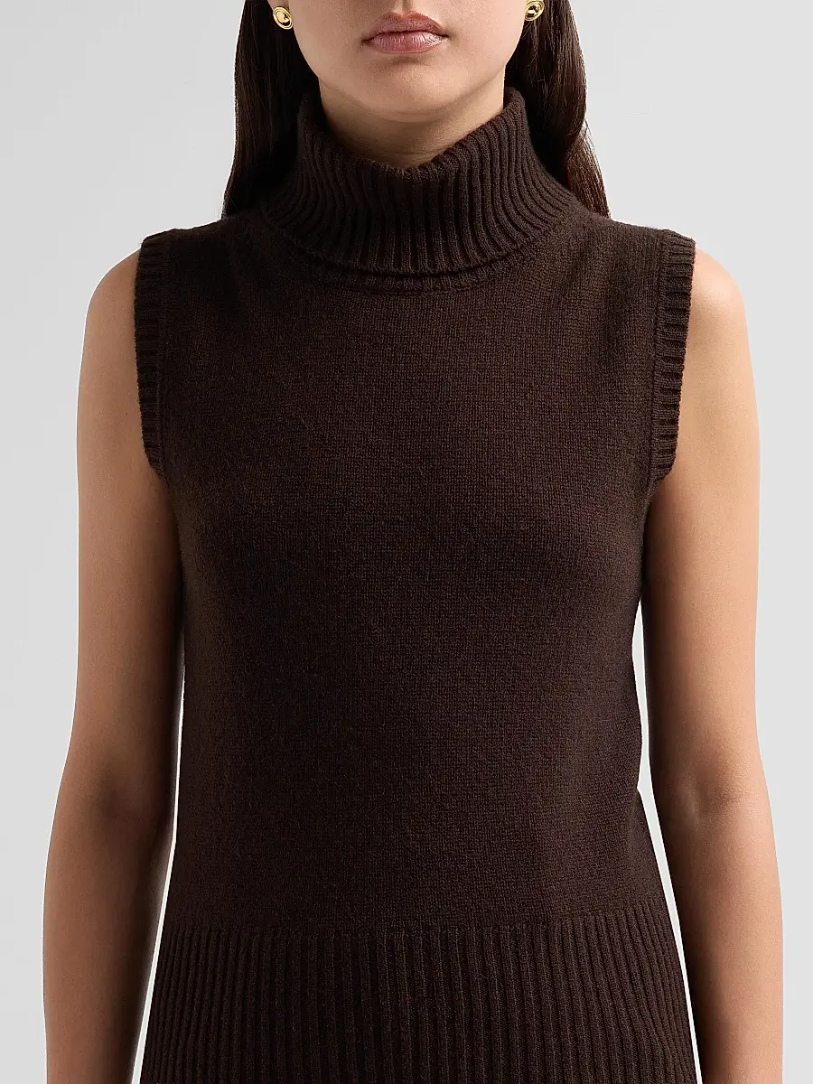 Veronica Beard Women's Mazzy Cashmere Turtleneck Tank | Thumbnail 5 Veronica Beard Women's Mazzy Cashmere Turtleneck Tank | Thumbnail 5