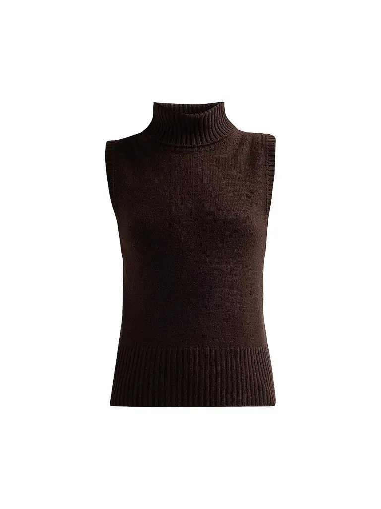 Women's Mazzy Cashmere Turtleneck Tank Women's Mazzy Cashmere Turtleneck Tank