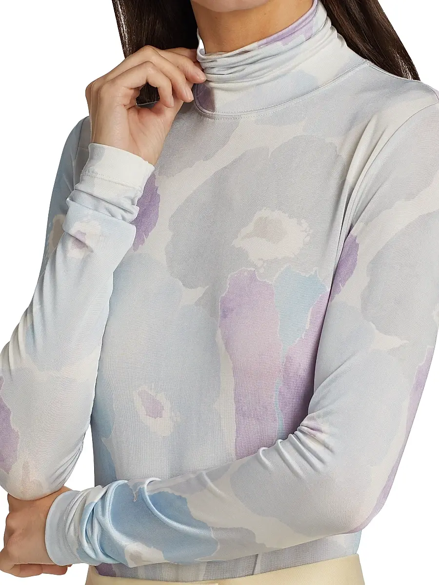 St. John Women's Floral Watercolor Top | Thumbnail 6 St. John Women's Floral Watercolor Top | Thumbnail 6