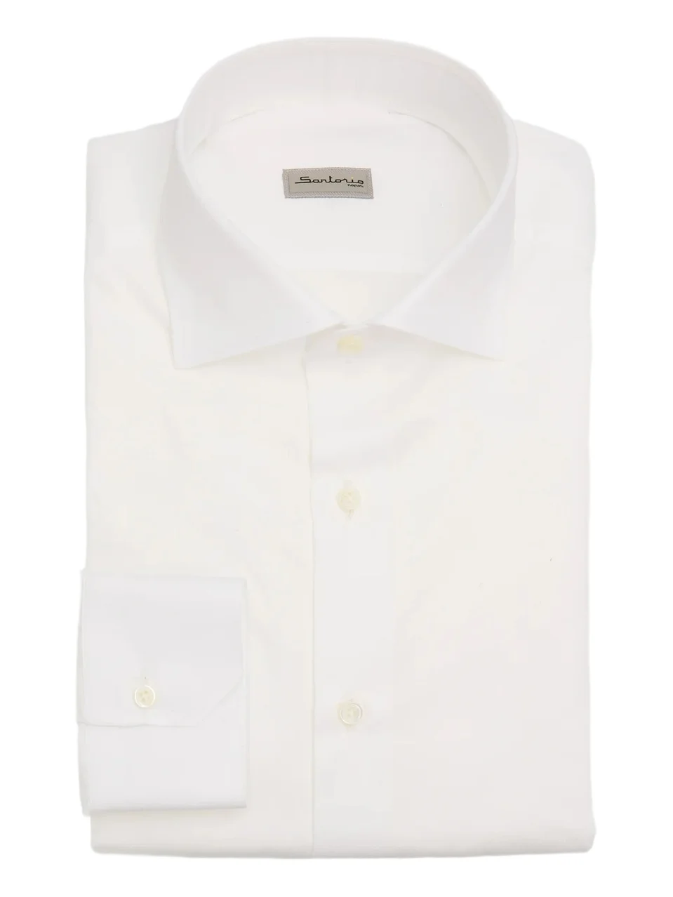 Men's Solid Cotton Dress Shirt