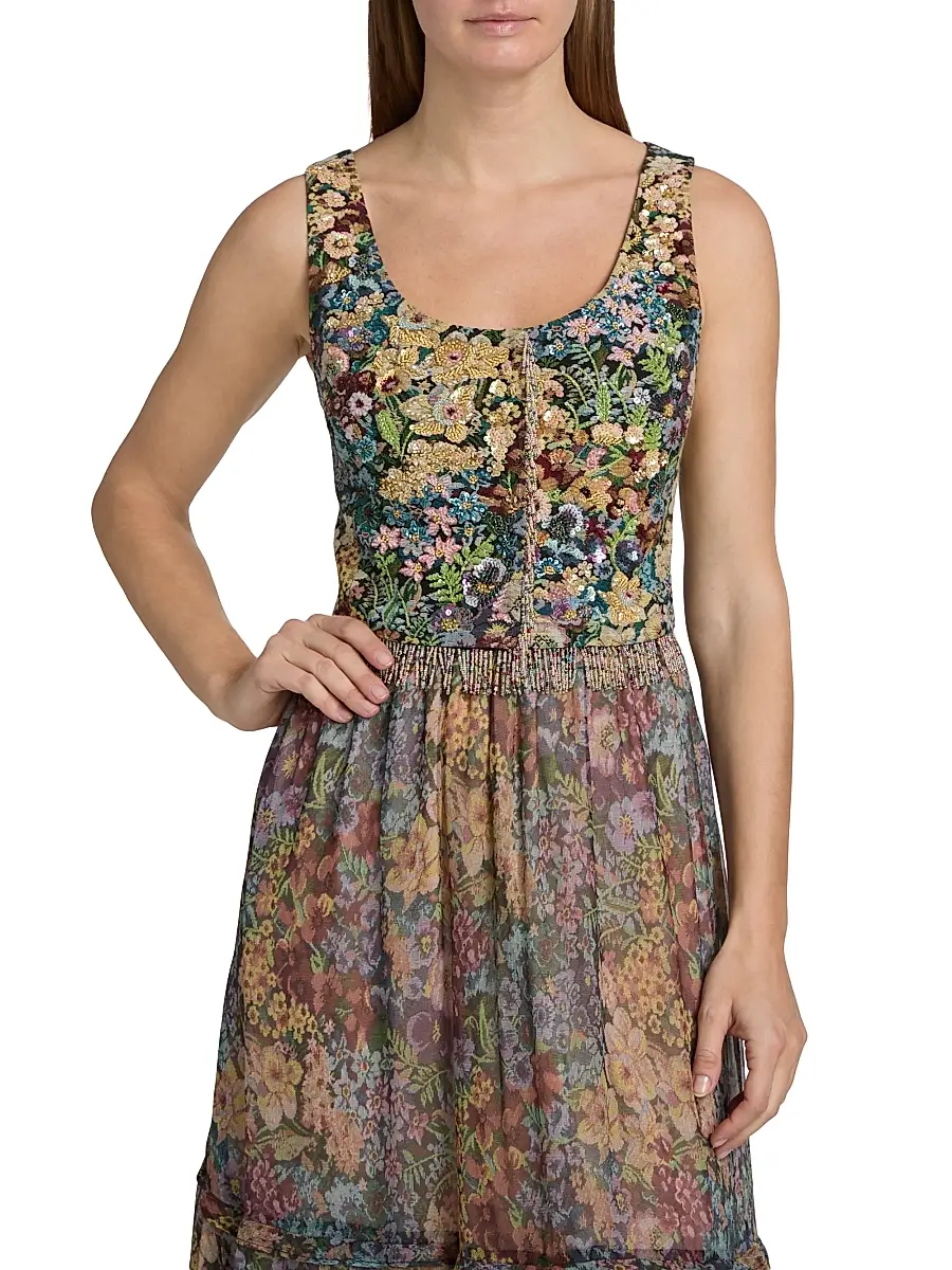 Kobi Halperin Women's Hazel Beaded Floral Fringe Vest | Thumbnail 3 Kobi Halperin Women's Hazel Beaded Floral Fringe Vest | Thumbnail 3
