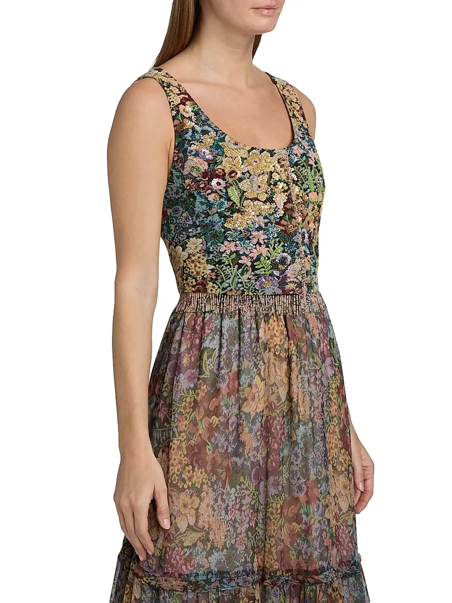 Kobi Halperin Women's Hazel Beaded Floral Fringe Vest | Thumbnail 4 Kobi Halperin Women's Hazel Beaded Floral Fringe Vest | Thumbnail 4