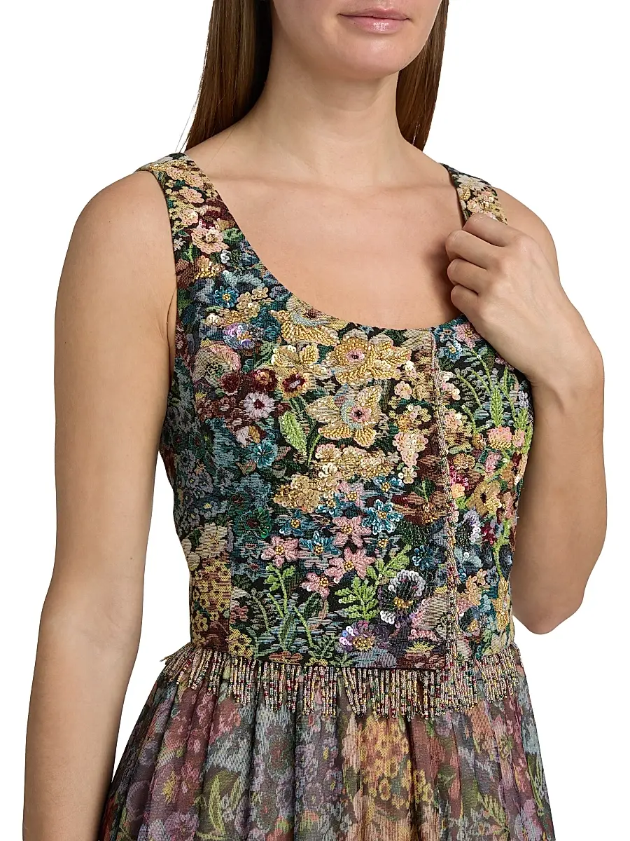Kobi Halperin Women's Hazel Beaded Floral Fringe Vest | Thumbnail 6 Kobi Halperin Women's Hazel Beaded Floral Fringe Vest | Thumbnail 6