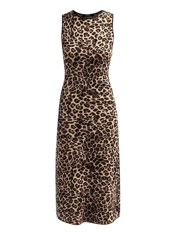 Women's Alessia Leopard Print A-Line Dress Women's Alessia Leopard Print A-Line Dress