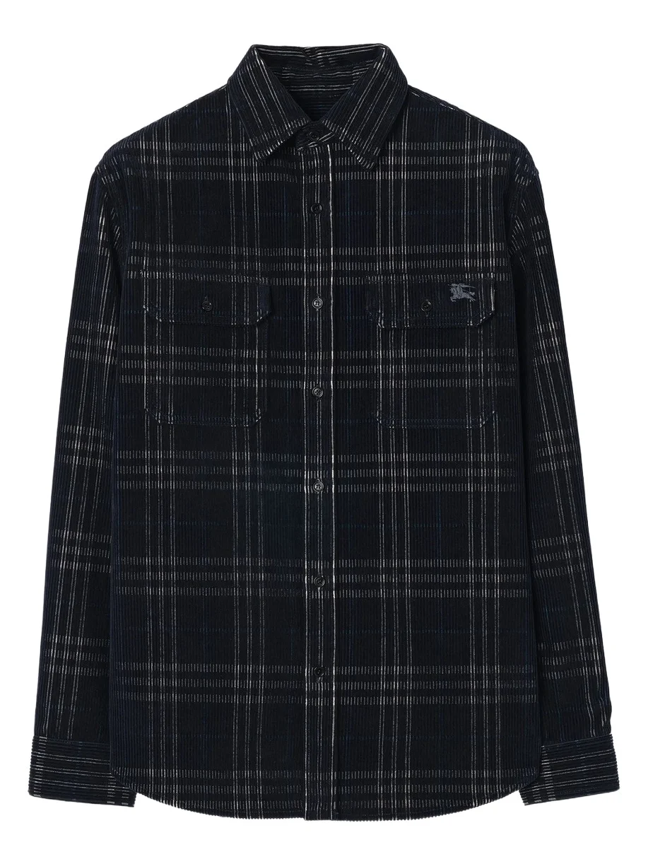 Burberry Men's Cadoc Oversized Corduroy Shirt