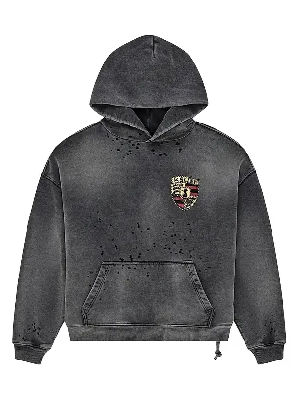 Men's Logo-Embroidered Cotton Hoodie Men's Logo-Embroidered Cotton Hoodie