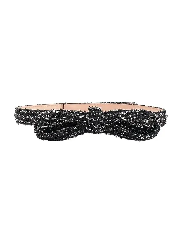 Women's Bow Tweed Belt