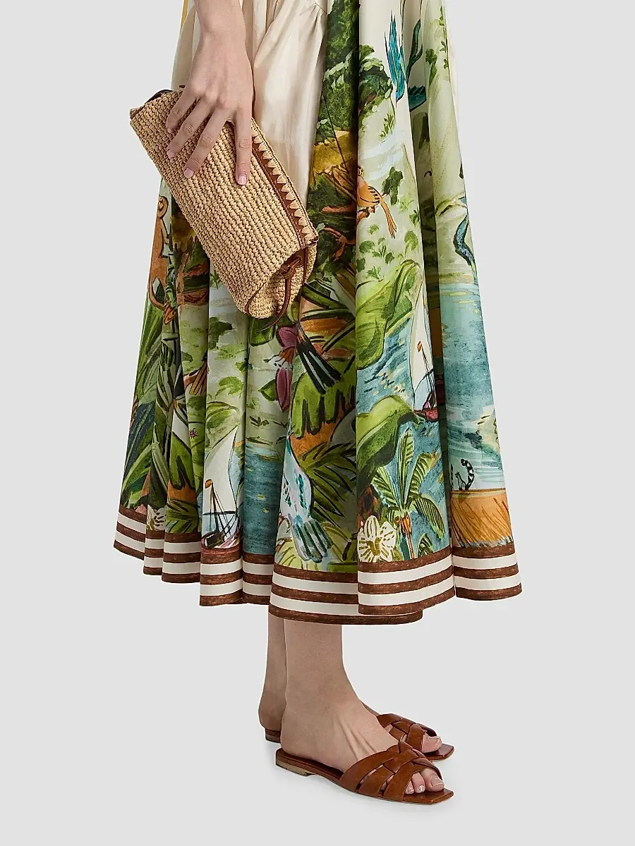 ALÉMAIS Women's Toucan Tango Printed Midi-Dress | Thumbnail 6 ALÉMAIS Women's Toucan Tango Printed Midi-Dress | Thumbnail 6