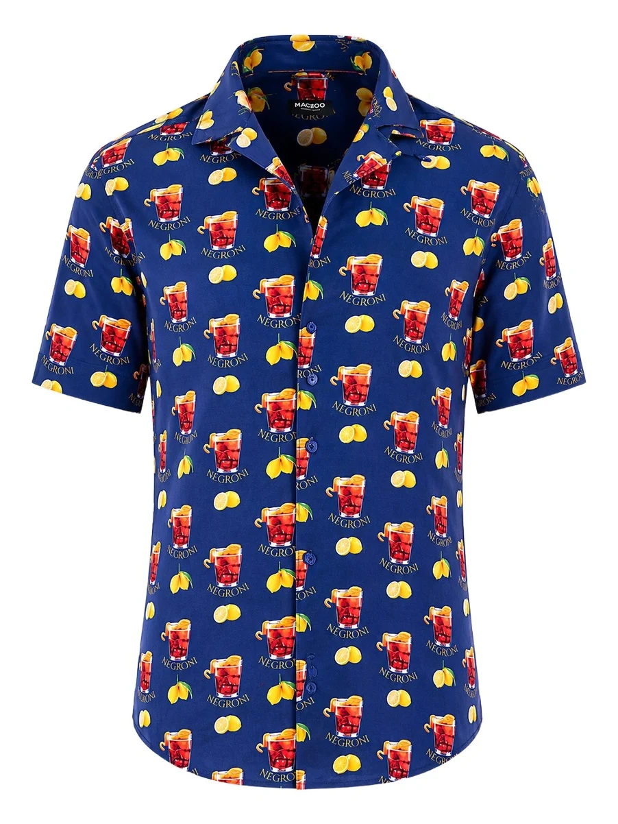 Maceoo Men's Apachi Marthyr Cocktail Shirt