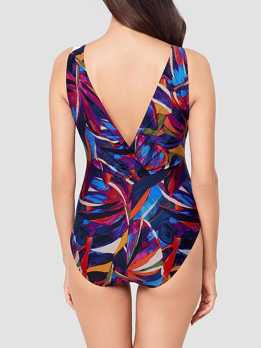 Magicsuit Women's Mariachi Kristi Tropical V-Neck One-Piece Swimsuit | Thumbnail 4 Magicsuit Women's Mariachi Kristi Tropical V-Neck One-Piece Swimsuit | Thumbnail 4