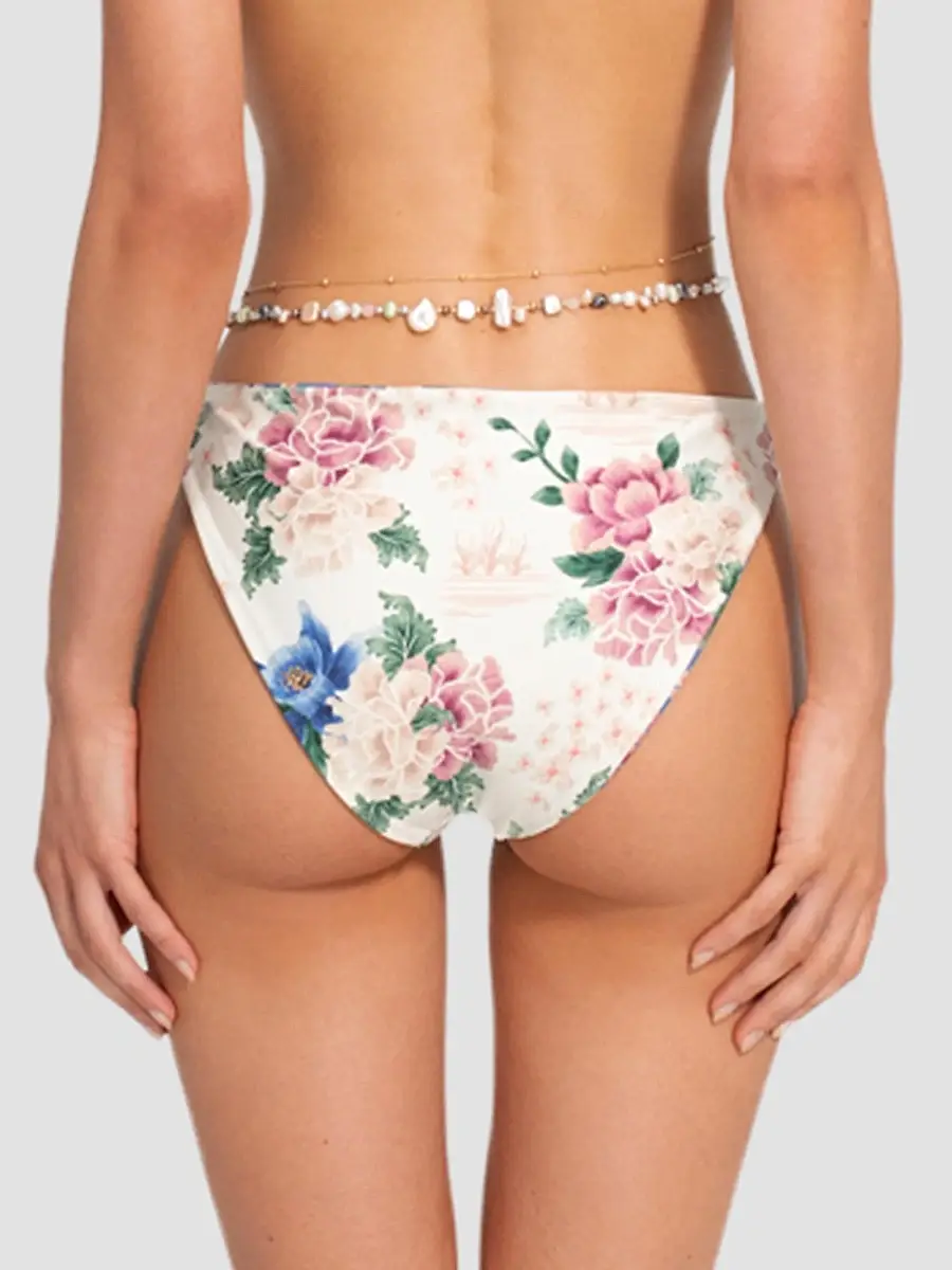 Agua Bendita Women's Radical Sunrise Ilu Reversible Floral Bikini Bottom | Thumbnail 5 Agua Bendita Women's Radical Sunrise Ilu Reversible Floral Bikini Bottom | Thumbnail 5