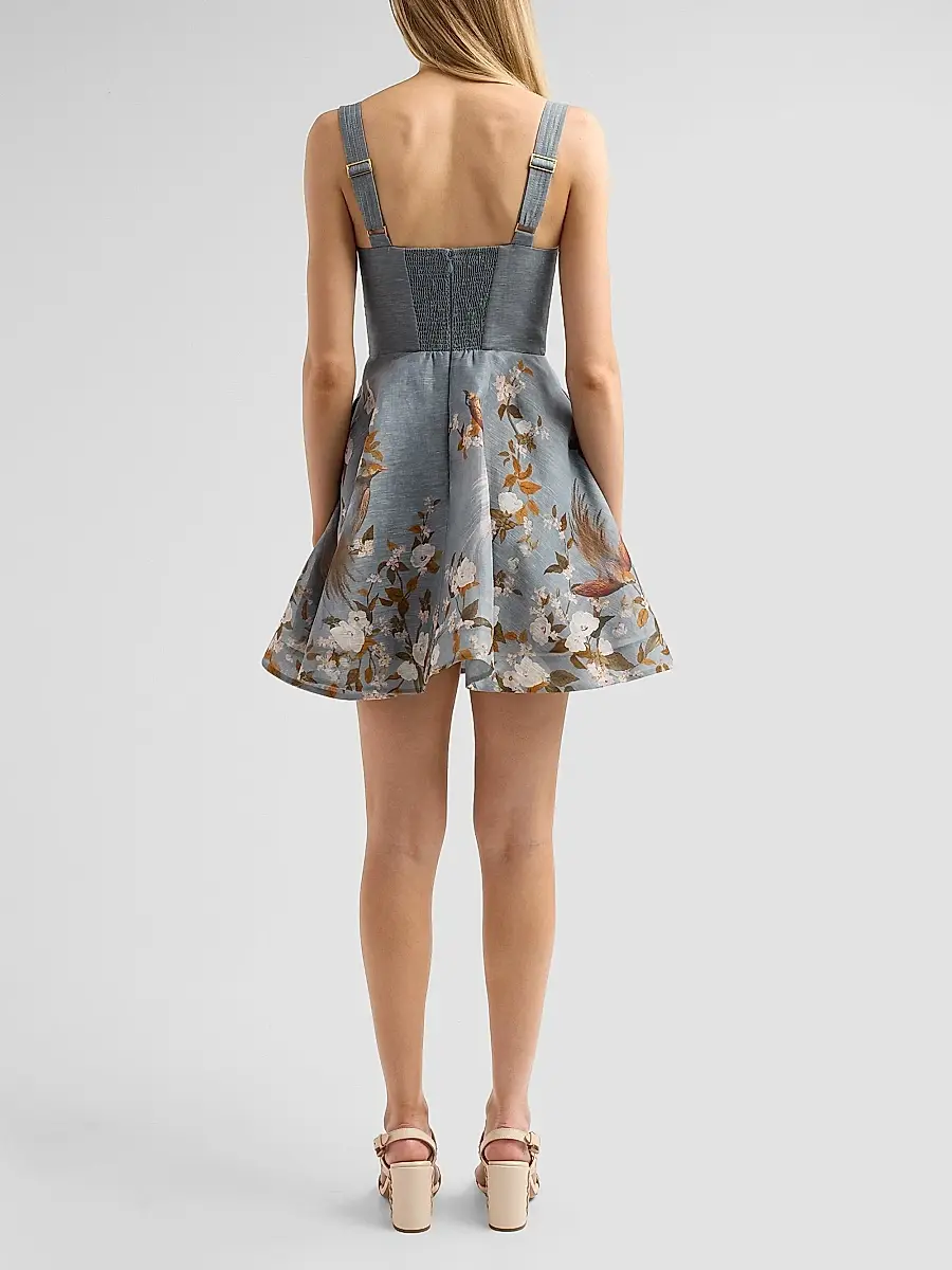 Zimmermann Women's Momentum Corded Mini Dress | Thumbnail 3 Zimmermann Women's Momentum Corded Mini Dress | Thumbnail 3
