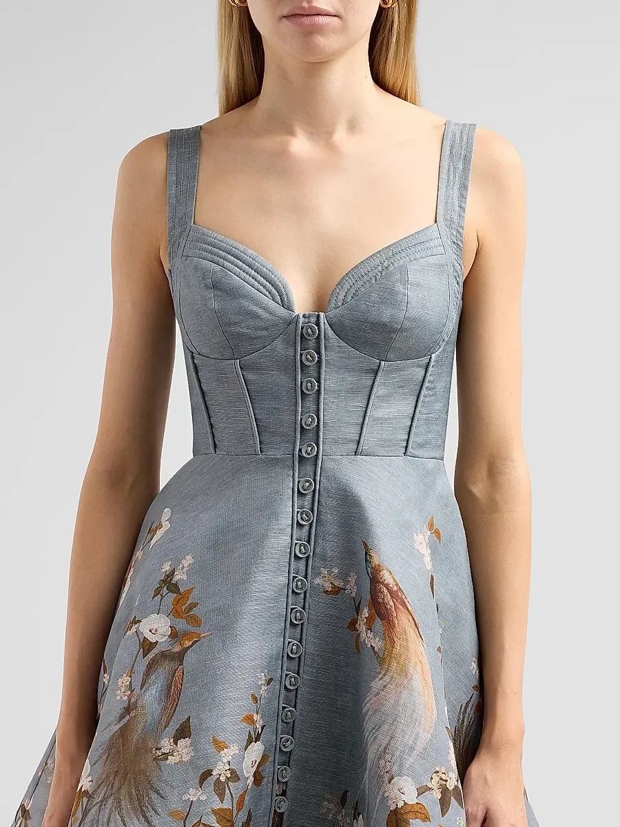 Zimmermann Women's Momentum Corded Mini Dress | Thumbnail 5 Zimmermann Women's Momentum Corded Mini Dress | Thumbnail 5
