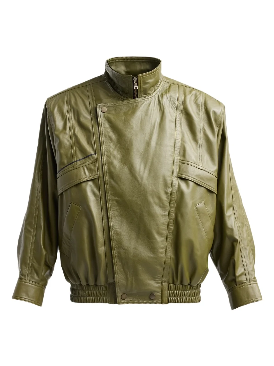 Women's Shanaya Leather Bomber Jacket Women's Shanaya Leather Bomber Jacket