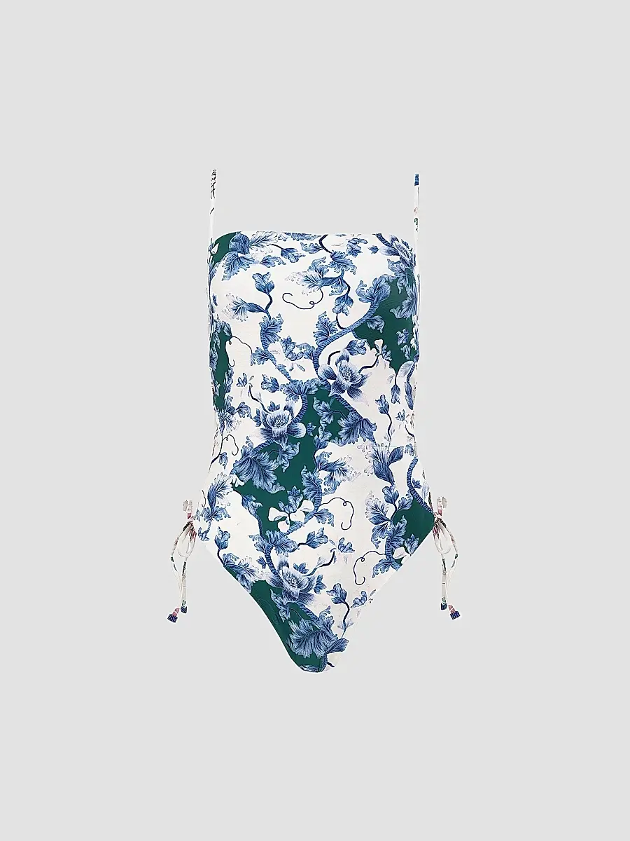 Agua Bendita Women's Posh Ivy Floral Reversible Cut-Out One-Piece Swimsuit | Thumbnail 3 Agua Bendita Women's Posh Ivy Floral Reversible Cut-Out One-Piece Swimsuit | Thumbnail 3