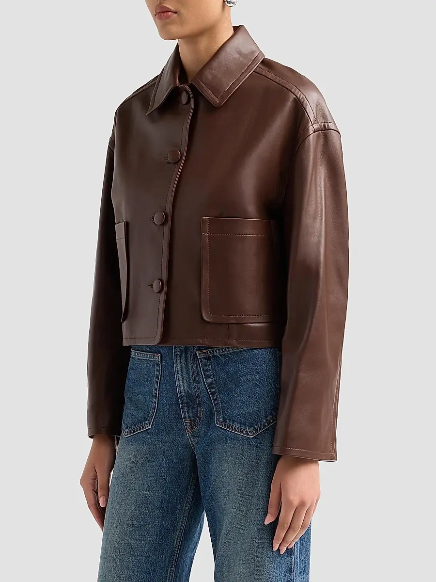A.L.C. A. L.C. Women's Brooks Leather Jacket | Thumbnail 4 A.L.C. A. L.C. Women's Brooks Leather Jacket | Thumbnail 4