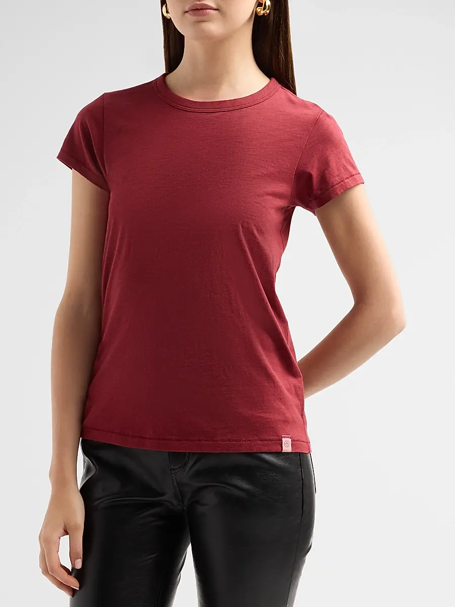 rag & bone Women's The Slub Cotton T-Shirt | Thumbnail 4 rag & bone Women's The Slub Cotton T-Shirt | Thumbnail 4