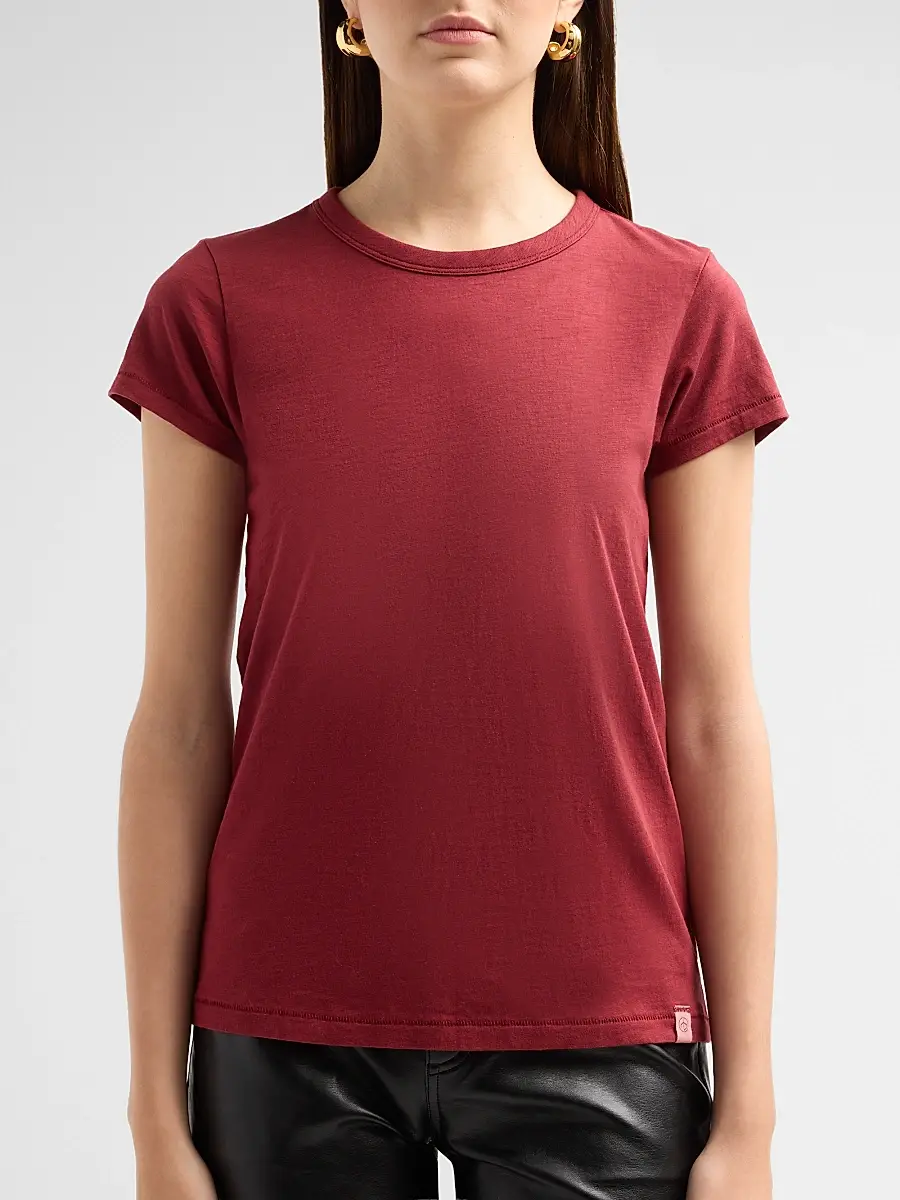 rag & bone Women's The Slub Cotton T-Shirt | Thumbnail 5 rag & bone Women's The Slub Cotton T-Shirt | Thumbnail 5