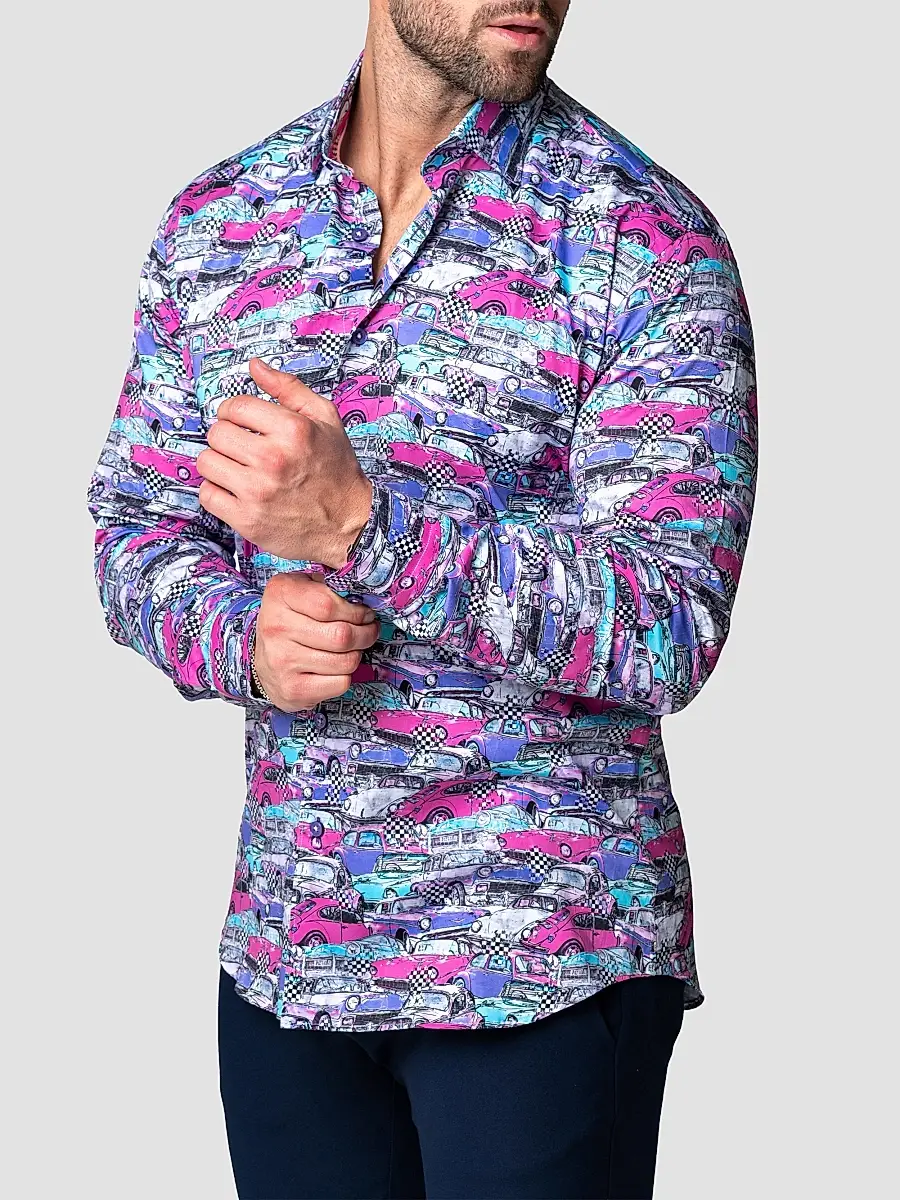 Maceoo Men's Fibonacci Vin Multi Shirt | Thumbnail 3 Maceoo Men's Fibonacci Vin Multi Shirt | Thumbnail 3