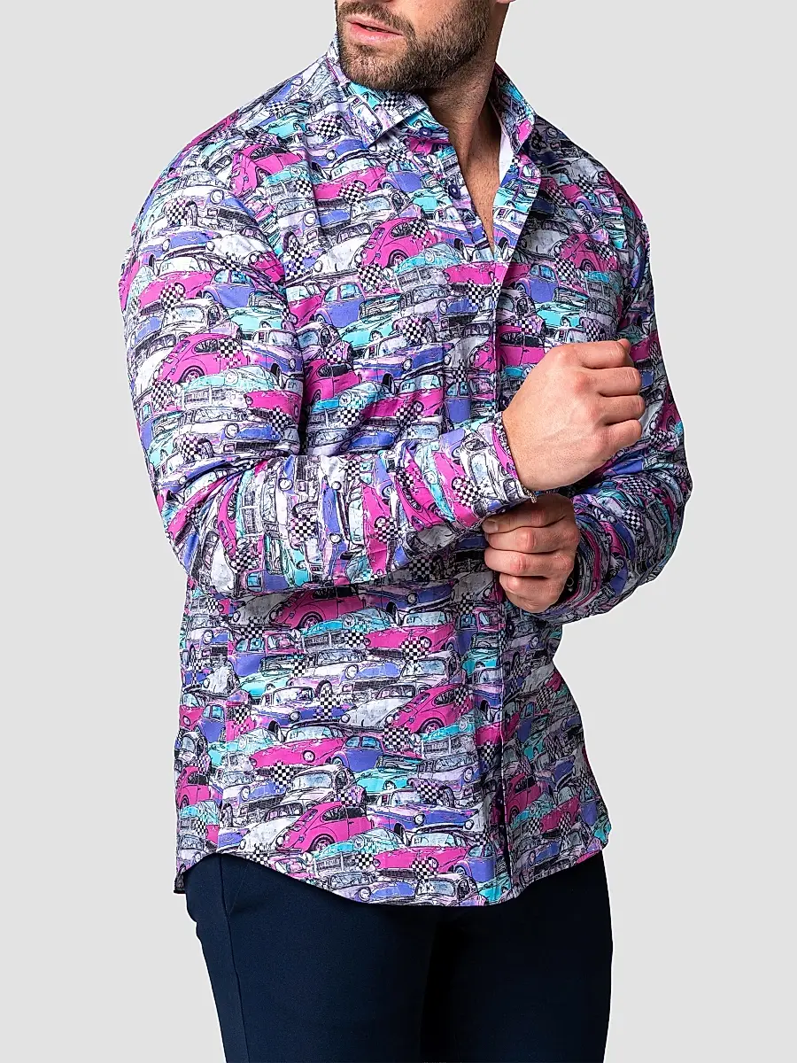 Maceoo Men's Fibonacci Vin Multi Shirt | Thumbnail 4 Maceoo Men's Fibonacci Vin Multi Shirt | Thumbnail 4