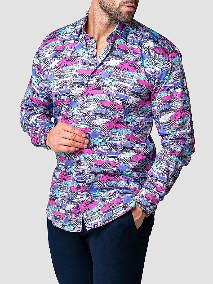 Maceoo Men's Fibonacci Vin Multi Shirt | Thumbnail 5 Maceoo Men's Fibonacci Vin Multi Shirt | Thumbnail 5